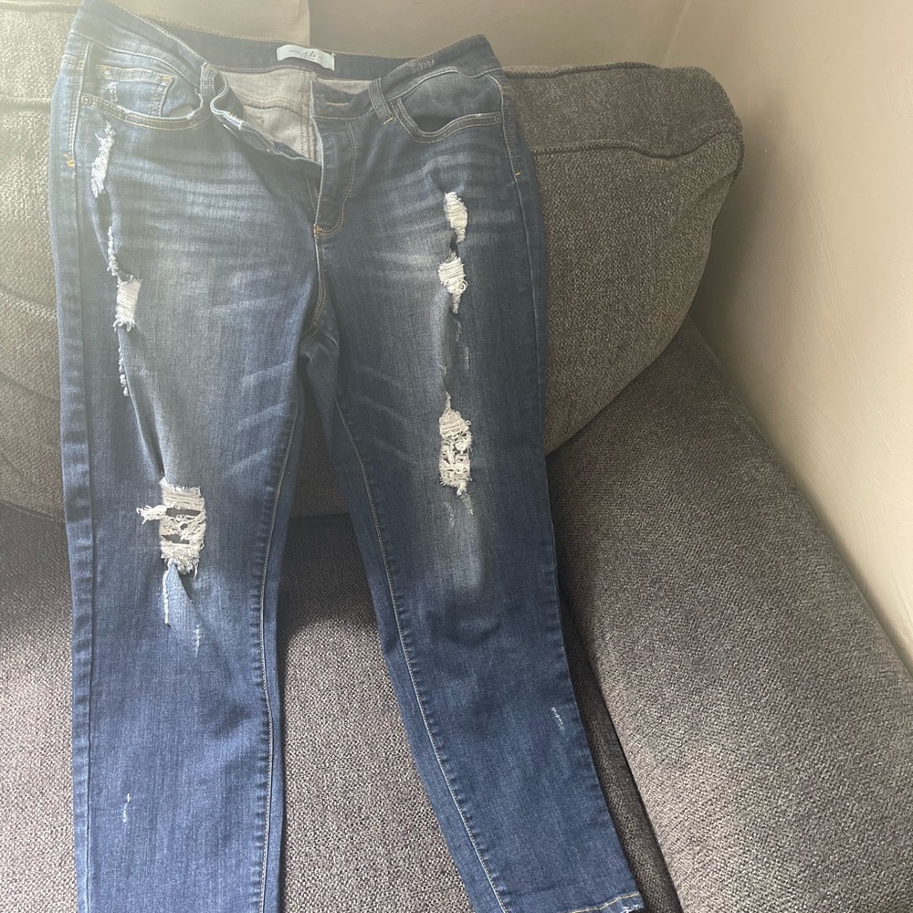 Just blue jeans size 11